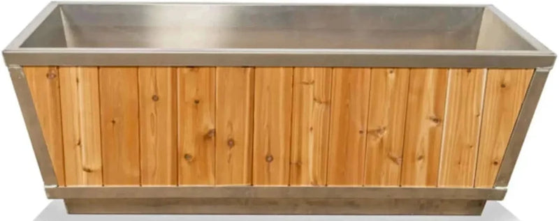 The Polar Cold Plunge Tub | The Polar Cold Plunge Tub | Ice Bath, Stainless Steel Interior| Coldture Water Chiller |No Cover