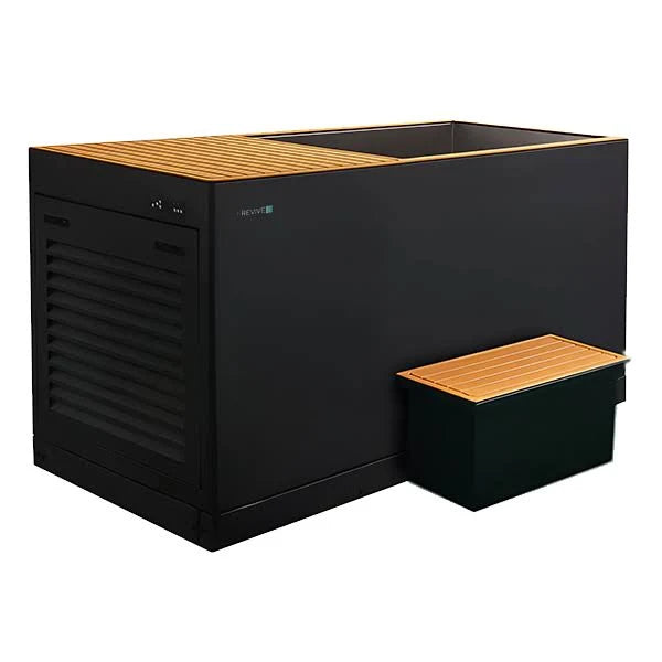 Luxury Cold Plunge: Sleek Ice Bath with Built-In Ice Maker